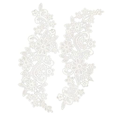 1 Blumenpeer Venedig Spitze Applique bestickte Guipure Hochzeit Spitzenmotiv Trimm Weiß 30x10 cm Pflaume 1 Blumenpeer Venedig Spitze Applique bestickte Guipure Hochzeit Spitzenmotiv Trimm Weiß 30x10 cm Pflaume von Trrymbbe