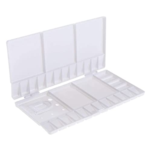 24 Gitter Aquarellpalette Klappschale Kunststoff Kunstbox für Künstler Studenten zusammenklappbare Tabletts 24 Gitter Aquarellpalette Klappschale Kunststoff Kunstbox für Künstler Studenten zusammenklappbare Tabletts von Trrymbbe
