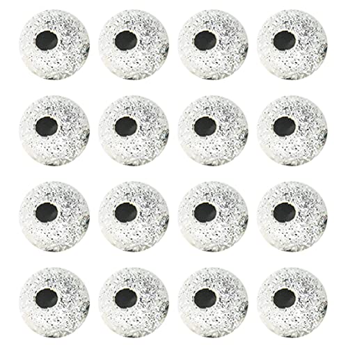 8 mm silberisch plattierte Abstandshalterperlen Glitzerfolie Look -Runden -Perlenperlen mit Loch für Handwerksschmuck - 50pcs 8 mm silberisch plattierte Abstandshalterperlen Glitzerfolie Look -Runden -Perlenperlen mit Loch für Handwerksschmuck - 50pcs von Trrymbbe