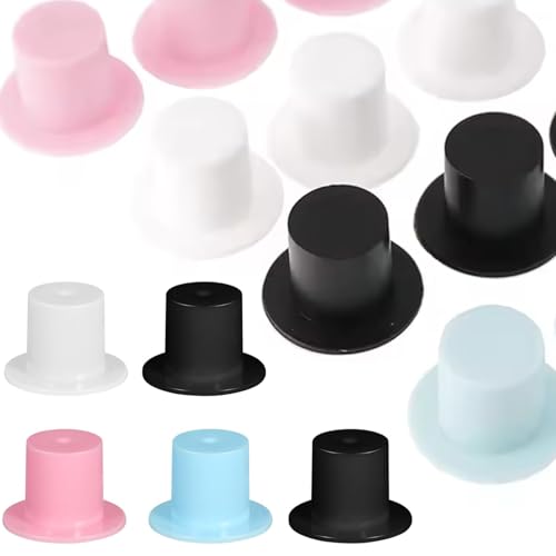 Mini -Hüte für Kunsthandwerk, 100pcs Plastik Mini Top Hut Cupcake Topper, DIY Tiny Hats Cupcake Toppers für Geburtstagsfeier, Hochzeit, Familienversammlung Top für Handwerks Mini -Hüte für Kunsthandwerk, 100pcs Plastik Mini Top Hut Cupcake Topper, DIY Tiny Hats Cupcake Toppers für Geburtstagsfeier, Hochzeit, Familienversammlung Top für Handwerks von Trrymbbe