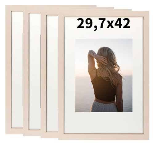 Truevaste 4 Stk. Bilderrahmen A3 Holz, MDF Fotorahmen, Klassischer Bilder Rahmen für Wand Tischbilderrahmen, Picture Frame für Poster Dokument Hochzeitsfotos Abschlusszeugnis Jubiläum Geschenk Truevaste 4 Stk. Bilderrahmen A3 Holz, MDF Fotorahmen, Klassischer Bilder Rahmen für Wand Tischbilderrahmen, Picture Frame für Poster Dokument Hochzeitsfotos Abschlusszeugnis Jubiläum Geschenk von Truevaste