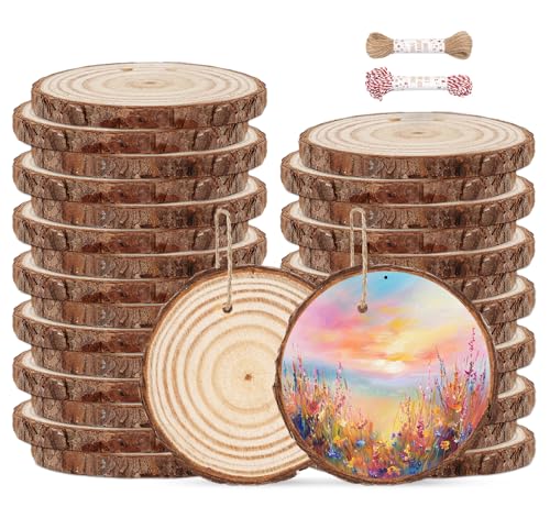 Truevaste 50 Stück Holzscheiben 6-7 cm - Baumscheiben Naturholz, 5mm dick - DIY Basteln, Hochzeit, Weihnachten & Dekoration Truevaste 50 Stück Holzscheiben 6-7 cm - Baumscheiben Naturholz, 5mm dick - DIY Basteln, Hochzeit, Weihnachten & Dekoration von Truevaste