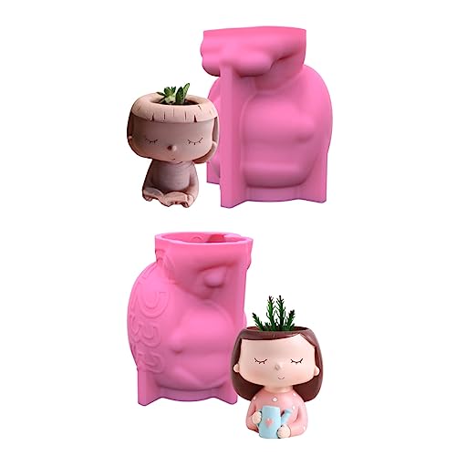 1/2head Planter Silikonform Gesichtsblüte Blütenblätter Betonform Mädchen Statue Pflanzer Formblumblüte Epoxidgussschimmelpeuchenform Formen Für Harz/Epoxidharz 1/2head Planter Silikonform Gesichtsblüte Blütenblätter Betonform Mädchen Statue Pflanzer Formblumblüte Epoxidgussschimmelpeuchenform Formen Für Harz/Epoxidharz von Trufolxiaz