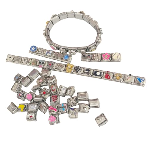 100pcs Modische Italienische Armbandmodulare Verknüpfung Edelstahl Handchain Module Schmuckkomponenten Für Männer Und Frauen Modeaccessoires Für Männer Frauen Frauen 100pcs Modische Italienische Armbandmodulare Verknüpfung Edelstahl Handchain Module Schmuckkomponenten Für Männer Und Frauen Modeaccessoires Für Männer Frauen Frauen von Trufolxiaz