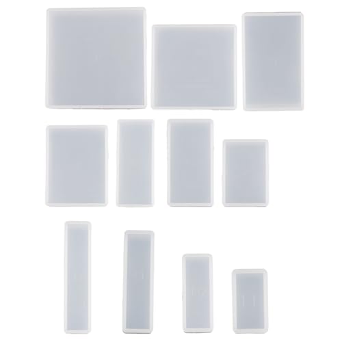 11 Stücke Silikonform Set Verschiedene Formen Und Größen Harzform Kristall Tropfenformen Für Dekorationen Die Multi Funktionsform Set Erstellen von Trufolxiaz