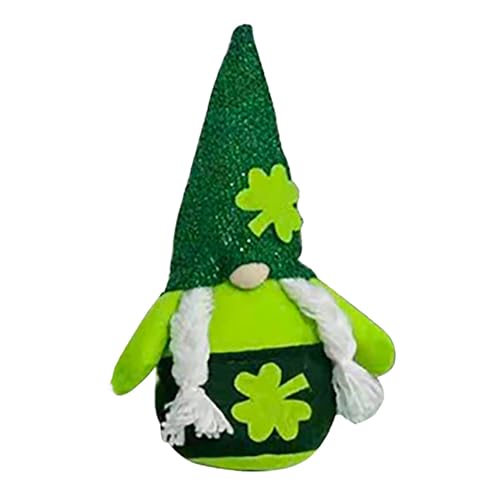 1pc Stpatrick's Day Gnomes Irish Gnomes Doll Dekorative Spielzeughandwerk Für Restaurant Esstisch Dekoration Versorgt Auffällige Dekoration von Trufolxiaz