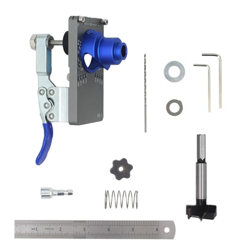 35mm Scharnierloch Jig Bohrführer Set Holzbearbeitung Puncher Scharnierbohrwerkzeug Set Für Gesichtsrahmen Schrank Schrank Tür Holzbearbeitung Scharnierbohrer Bit Bit von Trufolxiaz