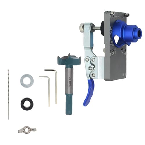 35mm Scharnierloch Jig Bohrführer Set Holzbearbeitung Puncher Scharnierbohrwerkzeug Set Für Gesichtsrahmen Schrank Schrank Tür Holzbearbeitung Scharnierbohrer Bit Bit von Trufolxiaz