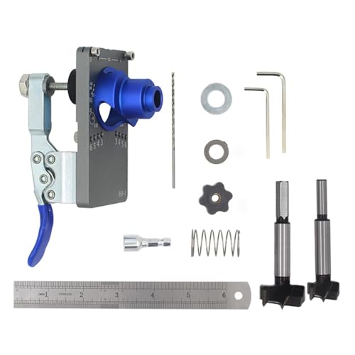 35mm Scharnierloch Jig Bohrführer Set Holzbearbeitung Puncher Scharnierbohrwerkzeug Set Für Gesichtsrahmen Schrank Schrank Tür Holzbearbeitung Scharnierbohrer Bit Bit von Trufolxiaz