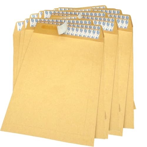 50pcs 10x7inches Large Envelope Seal Mailing Hüllkapsel Dokumentumschlag Für Dokumente Quittungsbild Mailer von Trufolxiaz