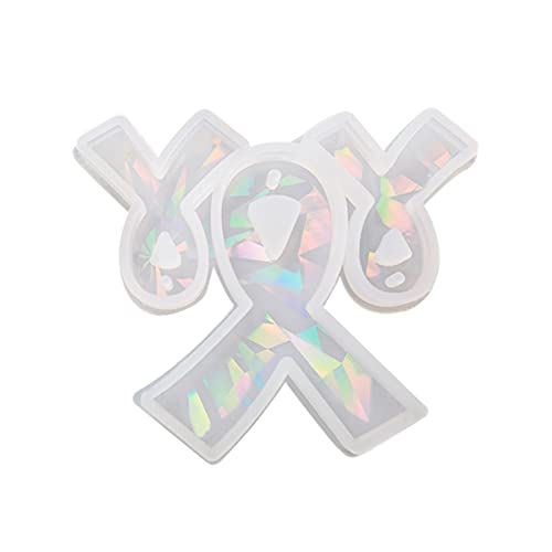 Anhängerform Formen Schmuckformbandkrawattenform Silikon Schlüsselbundformen Mit Löchern Silikonmaterial Handwerkzeuge Silikon Anhängerform Für Epoxidharz von Trufolxiaz