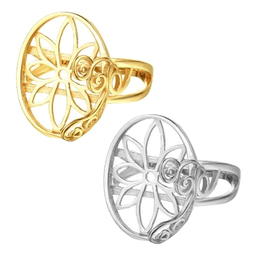 Elegante Robuste Messingschsten Ohrringe Basis Schmuckzubehör Home Dekoration Tragbar Für Schmuck Machen 2 Stück Set Creative Schmuck Handwerk von Trufolxiaz