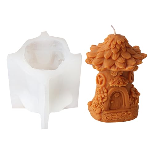 Flexible Silikonform Nordic House Förmige Kerzenform Duft Aromatherapys Herstellen Von Schimmel Handgefertigtes Ornament Schimmel Schmuckzubehör Zubehör Werkzeuge von Trufolxiaz