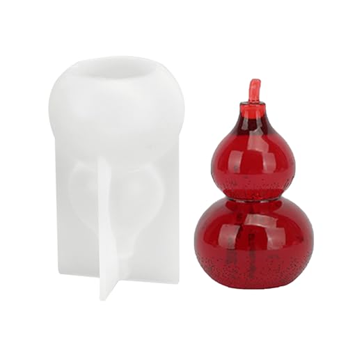 Flexibler Silikon Accessoire Schimmel Für Handgefertigte Kerzenharzkunst Heimdekoration Und Kreative Handwerksprojekte Multi Purpose Gourd Form von Trufolxiaz