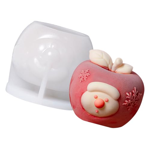 Fondant Schokoladenformen Weihnachten Weihnachtsmann Silikonformen Mousses Kuchen Dekoration Werkzeug Kerzenseife Schimmelpilze Leicht Zum Reinigen Von Mousse Kuchenform Küche Backbedarf Reinigen von Trufolxiaz