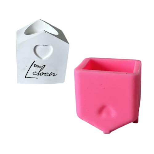 Kleine Haus Kerzenhalter Silikonform Epoxidharz Schimmelpilze Herzhaus Kerzenschiffsformen Plastern Formen Gossen Schimmel von Trufolxiaz