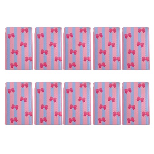 Packung Mit 10 Bogenknoten Bubble Taschen Für Geschenkpackung Schockdicht Gepolsterter Umschläge Express Lieferbeutel Für Einzelhandel Boutique Geschenkverpackung Bubble Beutel von Trufolxiaz