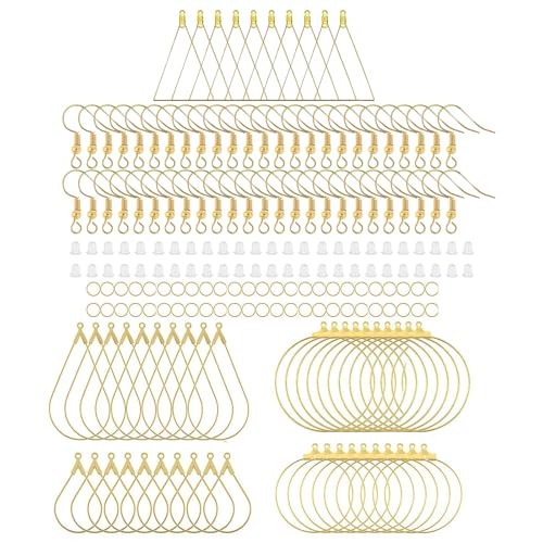 Packung Von 200 Ohrring Verschluss Ohrwire Finden Für Schmuck Die Liebhaber Ohrdraht Verschlachen Accessoires Für Die Herstellung Von Ehrring Perlen Reifen Machen von Trufolxiaz