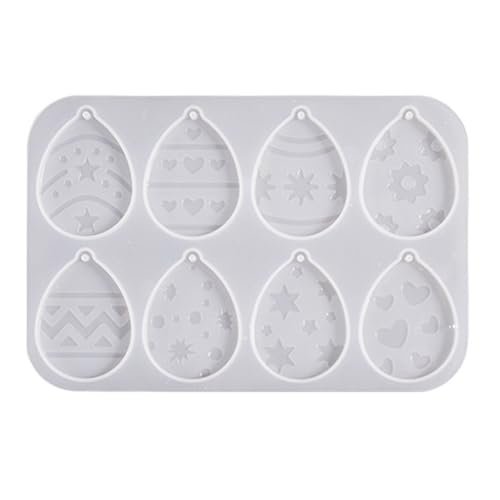 Silikon Ohrring Form Easy Demold Easters Theme Schmuckform Epoxidharz Ohrhänger Zubehör Machen Lieferungen Personalisiertes Accessoires von Trufolxiaz