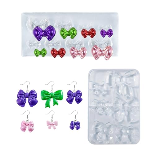 Silikonform Für Schmetterlingsbögen Haarclip Handgemachte Accessoires Epoxidharz Schimmel Elegante Schmuckzubehör von Trufolxiaz