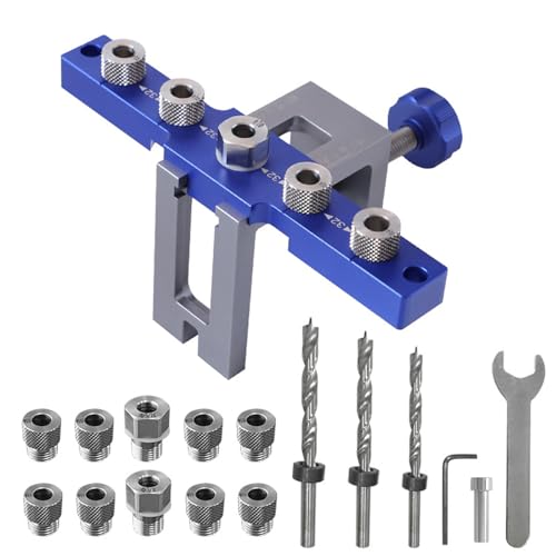 Taschenloch Jigs Kits Für Gerade Löcher 6/8/10mm Taschenloch Holzdübel Bohrvorlagen Einstellbare Bohrer Holzwerk Bastelzubehör Einstellen von Trufolxiaz
