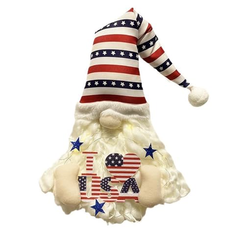 Trufolxiaz Amerikanische Unabhängigkeitstag Gesichtliche Zwergpuppe Mit LED Licht 60 X 30 cm Leichtgewichte Und Leicht Zu Tragen Trufolxiaz Amerikanische Unabhängigkeitstag Gesichtliche Zwergpuppe Mit LED Licht 60 X 30 cm Leichtgewichte Und Leicht Zu Tragen von Trufolxiaz
