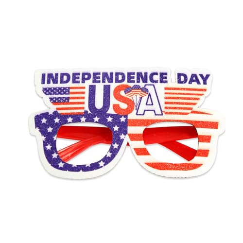 Trufolxiaz Independence Day Gläser Brillen Eyewars Perfekt Für Party Freien Und Versammlungen In Der Innenräume Für Party Freien Und Innenbereich von Trufolxiaz