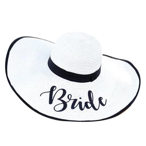 Trufolxiaz Trendy New Bride Party Bachelorette Sun Für Strandgarten Und Musikfestival Besondere Event Kopfbedeckung Braut Bachelorette Party Trufolxiaz Trendy New Bride Party Bachelorette Sun Für Strandgarten Und Musikfestival Besondere Event Kopfbedeckung Braut Bachelorette Party von Trufolxiaz