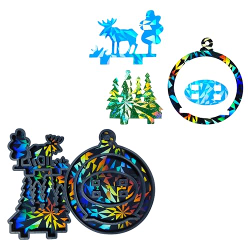 Weihnachtsanhänger Gipsform Flexible Silikonwandbehänge Form Epoxidharz Schimmel Weihnachtsanhänger Gipsform Flexible Silikonwandbehänge Form Epoxidharz Schimmel von Trufolxiaz