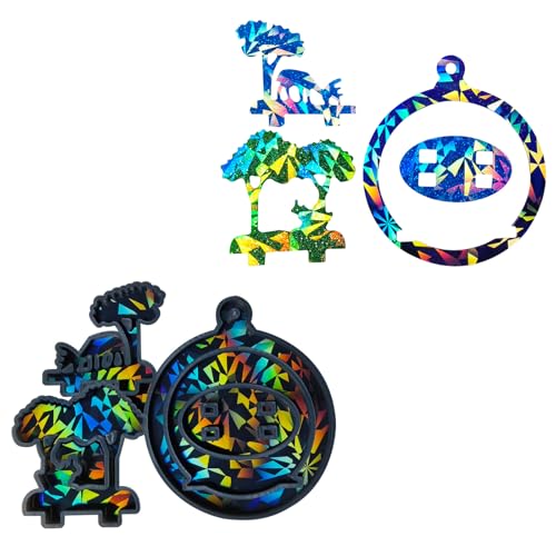 Weihnachtsanhänger Gipsform Flexible Silikonwandbehänge Form Epoxidharz Schimmel Weihnachtsanhänger Gipsform Flexible Silikonwandbehänge Form Epoxidharz Schimmel von Trufolxiaz
