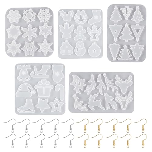 Weihnachtserie Ohrringe Silikonformen Kristall Epoxidharz Weihnachtsverzierung Formen Für Festliche Schmuckverarbeitung Schmuckzubehör Machen Accessoires Weihnachtserie Ohrringe Silikonformen Kristall Epoxidharz Weihnachtsverzierung Formen Für Festliche Schmuckverarbeitung Schmuckzubehör Machen Accessoires von Trufolxiaz