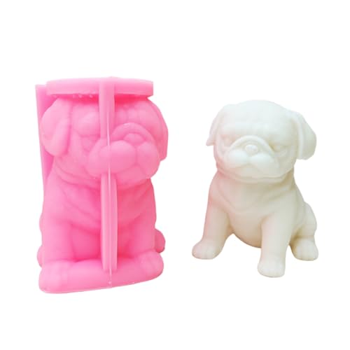 Wiederverwendbare Hundedesigns Silikonform Zum Handwerk Von Kerzenseifen Künstlerische Silikonhundform Für Kinder Und Hobbyisten Duft Kerzenform von Trufolxiaz