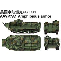 AAVP7A1 Amphibienfahrzeug von Trumpeter