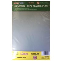 HIPS 1,0mm Plastikplatten (210x300mm) - 2 Stück von Trumpeter