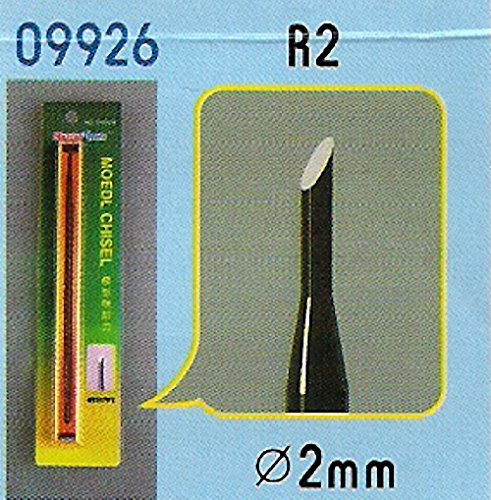 Master Tools 09926 - Modellbauzubehör Chisel R2, Meißel, grau von Trumpeter