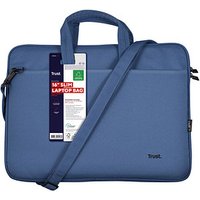 Trust Laptoptasche Bologna Slim Kunstfaser blau 24448 bis 40,6 cm (16 Zoll) von Trust