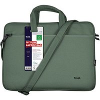 Trust Laptoptasche Bologna Slim Kunstfaser grün 24450 bis 40,6 cm (16 Zoll) von Trust