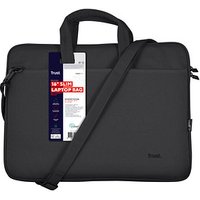 Trust Laptoptasche Bologna Slim Kunstfaser schwarz 24447 bis 40,6 cm (16 Zoll) von Trust