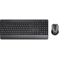 Trust Trezo Wireless Comfort Tastatur-Maus-Set kabellos schwarz von Trust