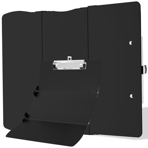 Klemmbrett, faltbar, ohne Ausgabe, Spickzettel, Aluminium, 3 Schichten, faltbare Klemmbretter, Taschenformat, Profil-Klemmbretter, Notizblock für Studenten, Krankenschwestern, Bauunternehmer Klemmbrett, faltbar, ohne Ausgabe, Spickzettel, Aluminium, 3 Schichten, faltbare Klemmbretter, Taschenformat, Profil-Klemmbretter, Notizblock für Studenten, Krankenschwestern, Bauunternehmer von Trustnice