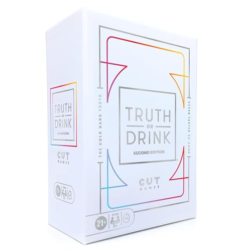 Truth or Drink Partyspiel von Cut I Bekannt auf TikTok, YouTube und Snapchat | 410 lustige Fragen | Alter 21+ | 2+ Spieler I lustige Spiele für Erwachsene Truth or Drink Partyspiel von Cut I Bekannt auf TikTok, YouTube und Snapchat | 410 lustige Fragen | Alter 21+ | 2+ Spieler I lustige Spiele für Erwachsene von Truth or Drink