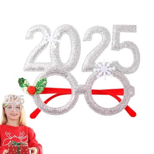 Trveqhk Brille für Weihnachtsfeiern – 2025 Brillenrahmen, Foto-Requisiten, Mehrzweck-Party-Dekorationen für Silvesterpartys, Weihnachtsfeiern, Fotoshootings, Urlaubsdekorationen Trveqhk Brille für Weihnachtsfeiern – 2025 Brillenrahmen, Foto-Requisiten, Mehrzweck-Party-Dekorationen für Silvesterpartys, Weihnachtsfeiern, Fotoshootings, Urlaubsdekorationen von Trveqhk