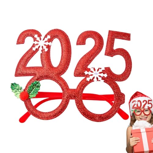 Trveqhk Weihnachtsbrillen Foto-Requisiten, 2025 Brillenrahmen Dekoration – Mehrzweck-Party-Dekorationen für Silvesterpartys, Weihnachtsfeiern, Fotoshootings, Urlaubsdekorationen Trveqhk Weihnachtsbrillen Foto-Requisiten, 2025 Brillenrahmen Dekoration – Mehrzweck-Party-Dekorationen für Silvesterpartys, Weihnachtsfeiern, Fotoshootings, Urlaubsdekorationen von Trveqhk