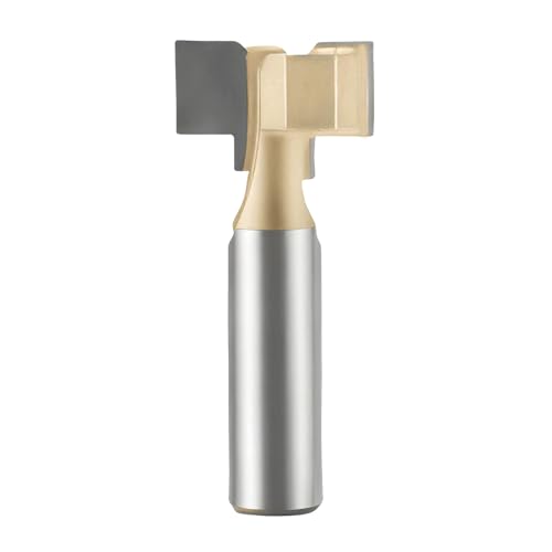 T-Nut-Fräser-Bits mit 1/2-Zoll-Schaft, 3,8 cm Schnittdurchmesser, 31/64 Zoll Schnittlänge, 2-7/16 Zoll Gesamtlänge, Hartmetall-T-Nutfräser, Holzbearbeitung, Fräser für Sperrholz, Nuten, Falzen T-Nut-Fräser-Bits mit 1/2-Zoll-Schaft, 3,8 cm Schnittdurchmesser, 31/64 Zoll Schnittlänge, 2-7/16 Zoll Gesamtlänge, Hartmetall-T-Nutfräser, Holzbearbeitung, Fräser für Sperrholz, Nuten, Falzen von Trvoxviq