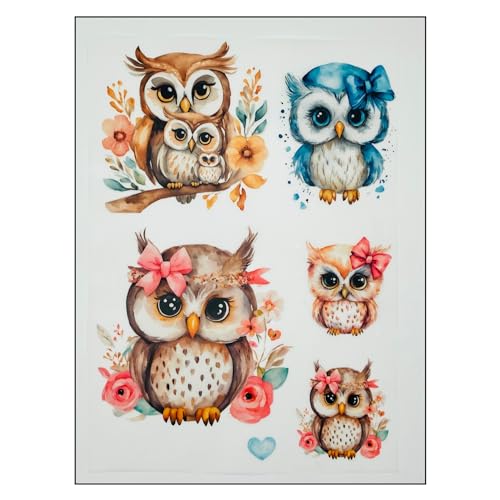 Bügelbilder Set für Textilien DIN A4 Kinder Mädchen Jungen Pferde Weihnachten groß klein Aufbügelbild zum aufbügeln verschiedene Designs (Design 1) von TryPinky