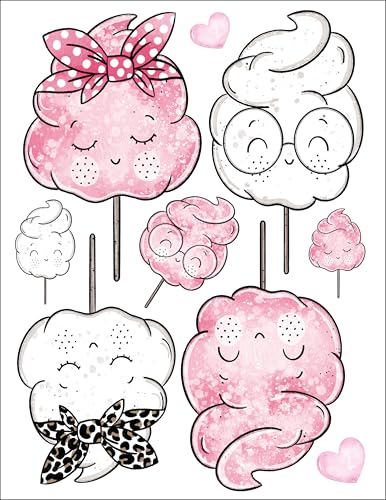 Bügelbilder Set für Textilien DIN A4 Kinder Mädchen Jungen Pferde Weihnachten groß klein Aufbügelbild zum aufbügeln verschiedene Designs (Design 11) von TryPinky