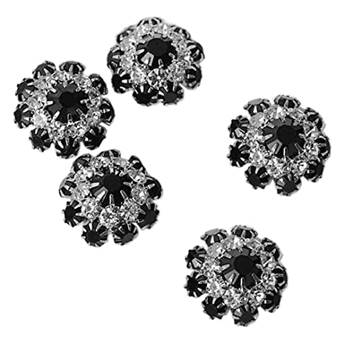5 Stück Glitzer Strass Knöpfe Sonnenblume Bunte Nähen auf Kleidung für Frauen DIY Schmuck Handwerk 22 mm Schwarz Silber Hintergrund 5 Stück Glitzer Strass Knöpfe Sonnenblume Bunte Nähen auf Kleidung für Frauen DIY Schmuck Handwerk 22 mm Schwarz Silber Hintergrund von Tsangbaby