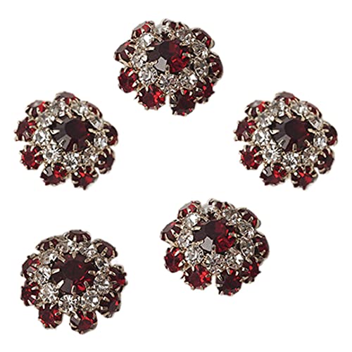 5 Stück Glitzer Strass Knöpfe Sonnenblume Bunte Zum Nähen Auf Kleidung für Frauen DIY Schmuck Handwerk 22 mm Weinrot Gold Hintergrund 5 Stück Glitzer Strass Knöpfe Sonnenblume Bunte Zum Nähen Auf Kleidung für Frauen DIY Schmuck Handwerk 22 mm Weinrot Gold Hintergrund von Tsangbaby