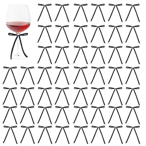 50 Stück Satinschleifen mit Bindeband, 12 x 18 cm, dünnes Band, Kuchenschleifen, Band für Geschenkverpackungen, Ballonbänder zum Basteln, Schleifen, Geschenkpapier für Geburtstag, Party, Hochzeit 50 Stück Satinschleifen mit Bindeband, 12 x 18 cm, dünnes Band, Kuchenschleifen, Band für Geschenkverpackungen, Ballonbänder zum Basteln, Schleifen, Geschenkpapier für Geburtstag, Party, Hochzeit von Tsangbaby
