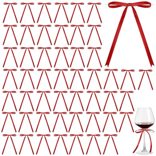 Weihnachtsschleifen für Geschenkpapier, zum Selbermachen, elegante Satinschleife, Dekoration, Kuchen, Leckerlibeutel, Schleife, Dekoration, Basteln, Geschenk, Rot Weihnachtsschleifen für Geschenkpapier, zum Selbermachen, elegante Satinschleife, Dekoration, Kuchen, Leckerlibeutel, Schleife, Dekoration, Basteln, Geschenk, Rot von Tsangbaby